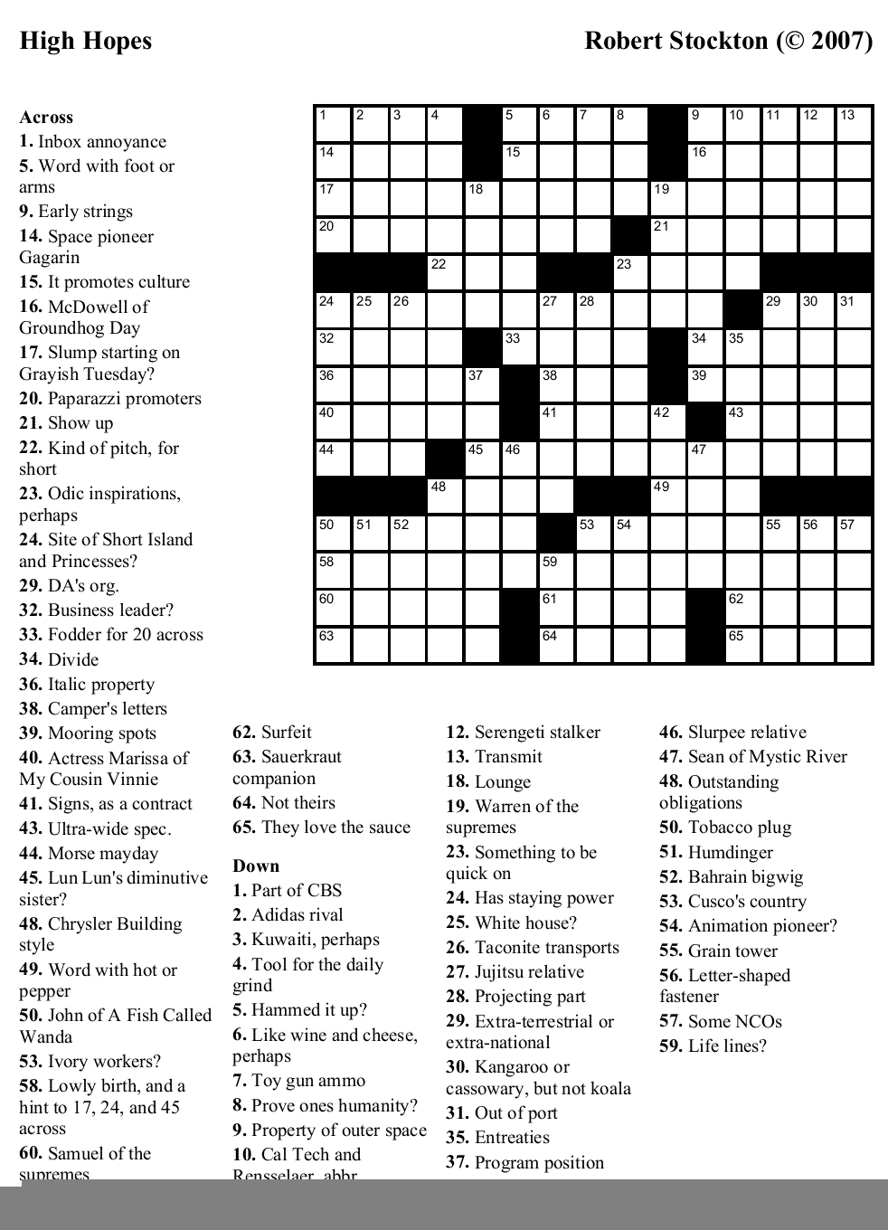 Printable Sports Trivia Crossword Puzzles Printable Crossword Puzzles