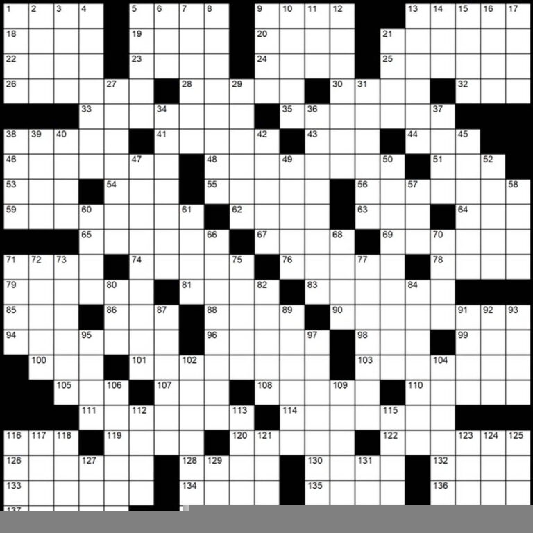 Printable Sunday Crossword Washington Post Printable Crossword Puzzles 