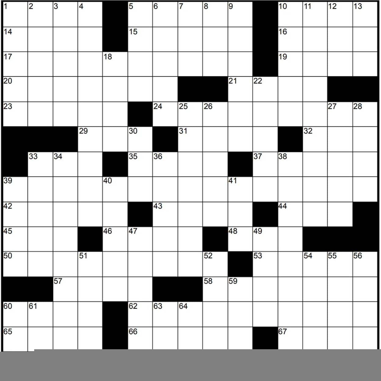 Printable Sunday Crossword Washington Post Printable Crossword Puzzles