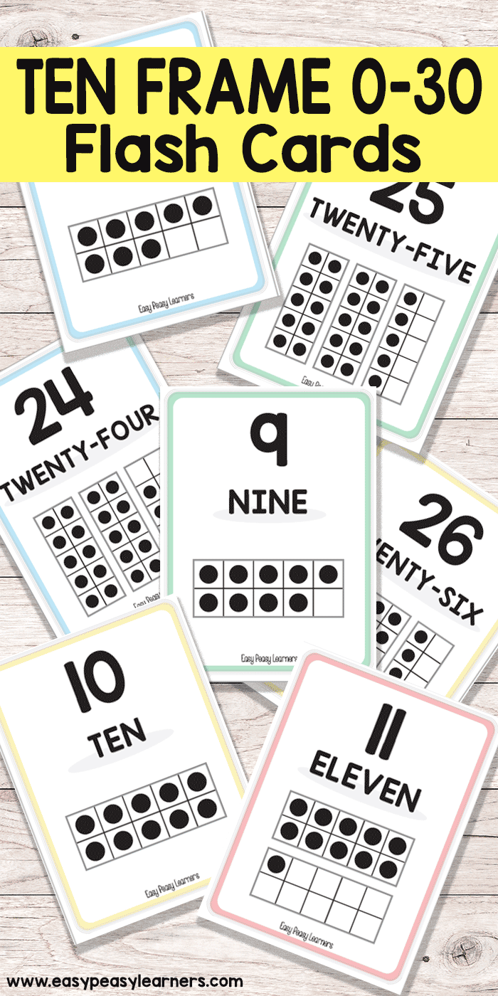 free printable ten frame cards