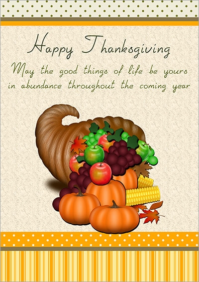 Printable Thanksgiving Cards