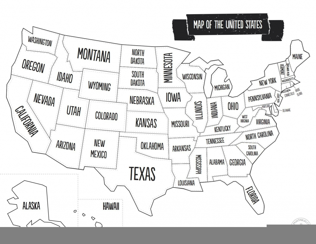 Printable Usa Map With State Names Printable US Maps