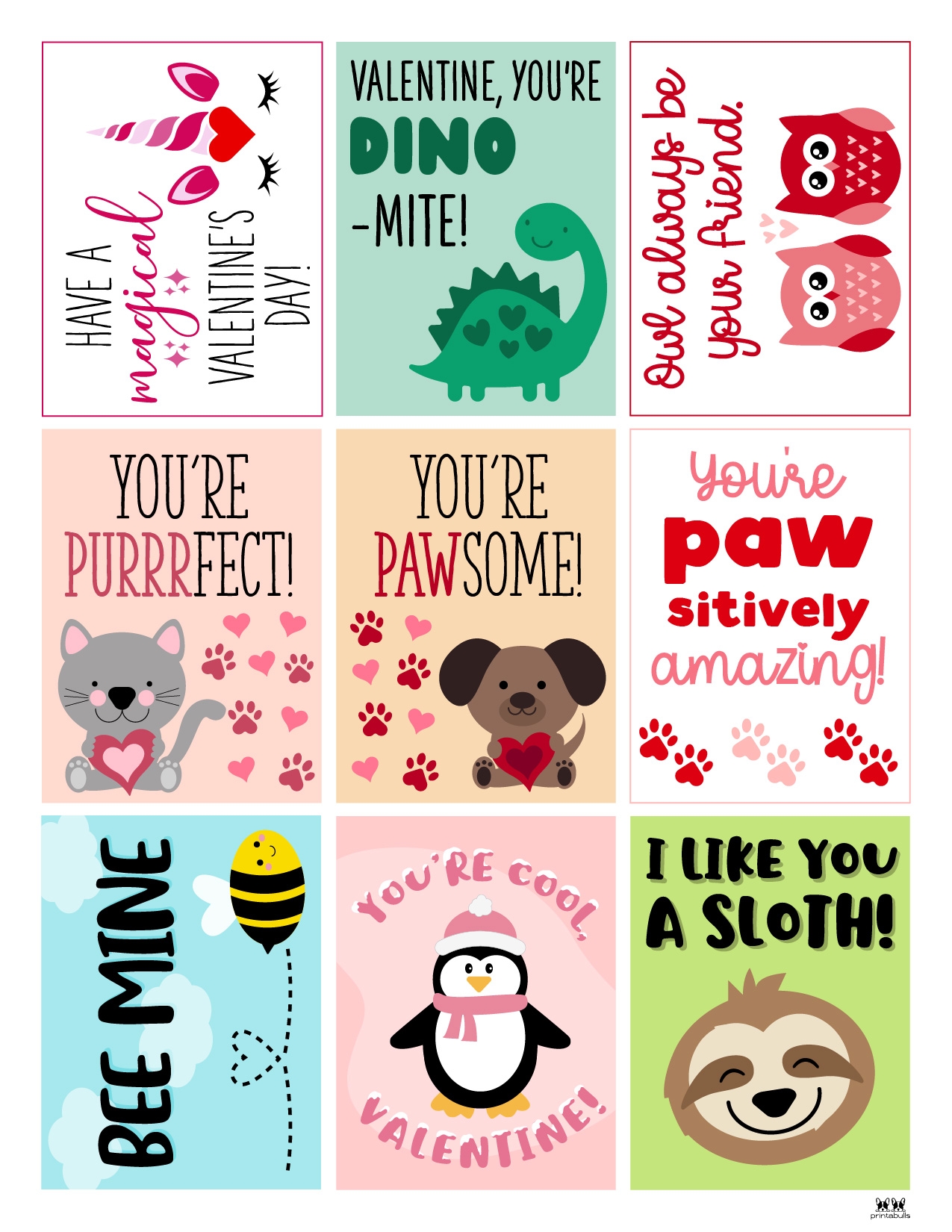 Printable Valentine 39 s Day Cards 100 Free Printables PrintaBulk