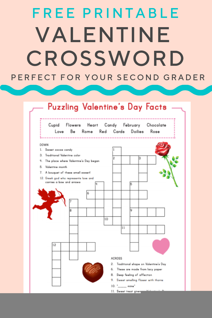 Printable Valentine Crossword Puzzles Printable Crossword Puzzles