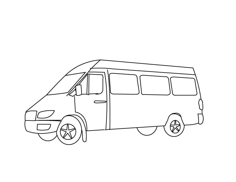 Printable Van Coloring Page Free Printable Coloring Pages For Kids