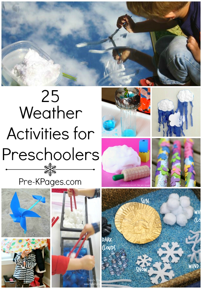 Printable Weather Activities For Preschoolers