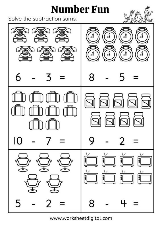 free printable worksheet kindergarten math