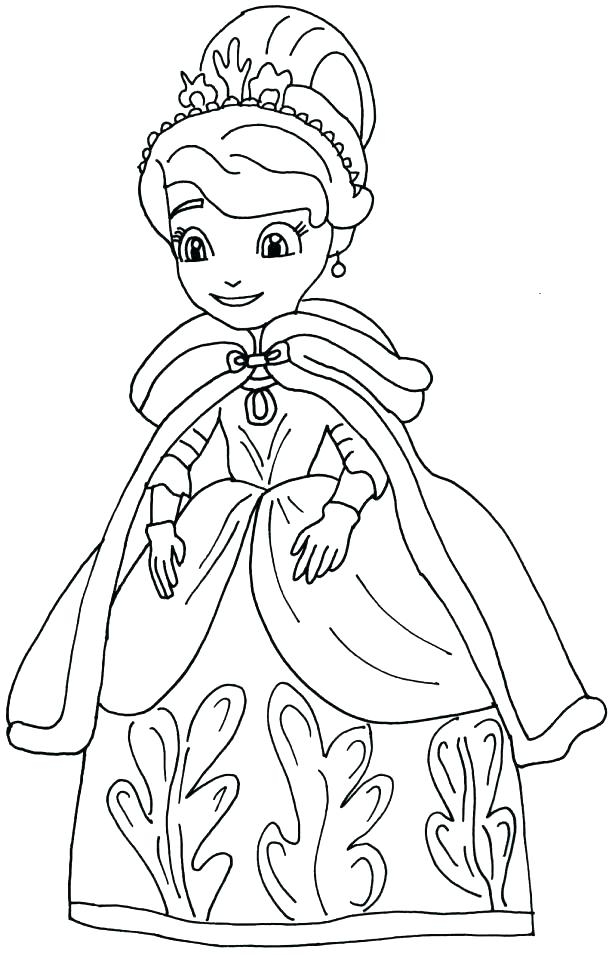 Printing Princess Coloring Pages At GetDrawings Free Download