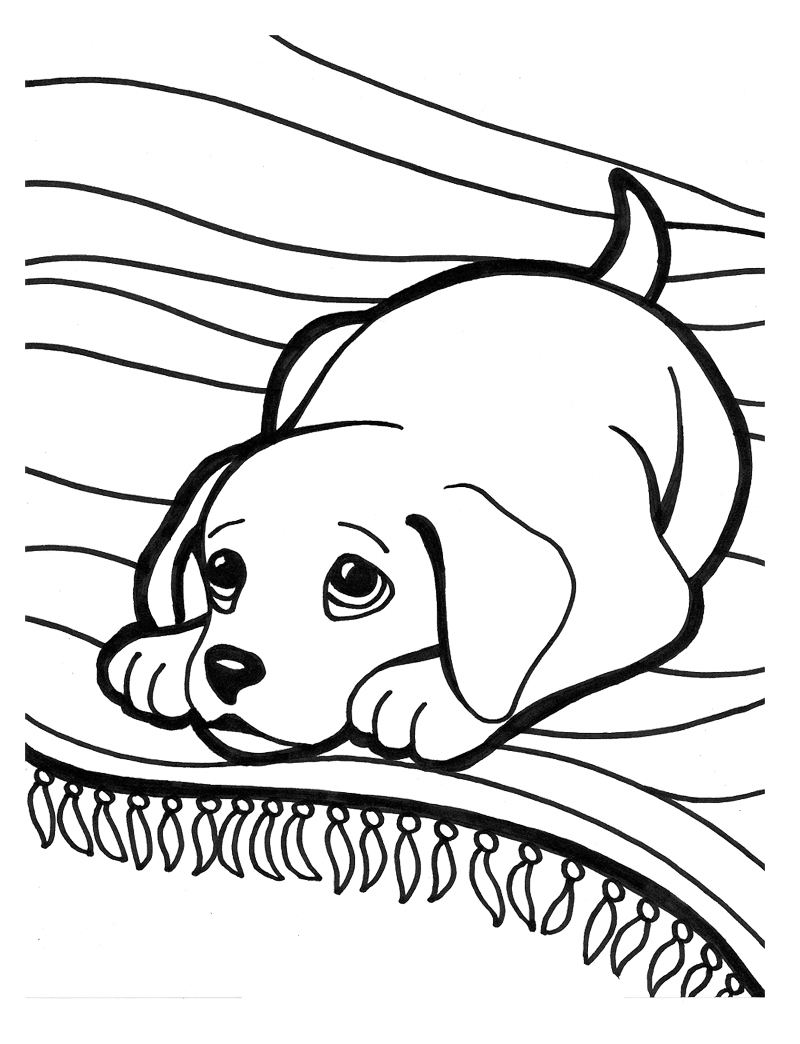 Printable Puppy Coloring Pages