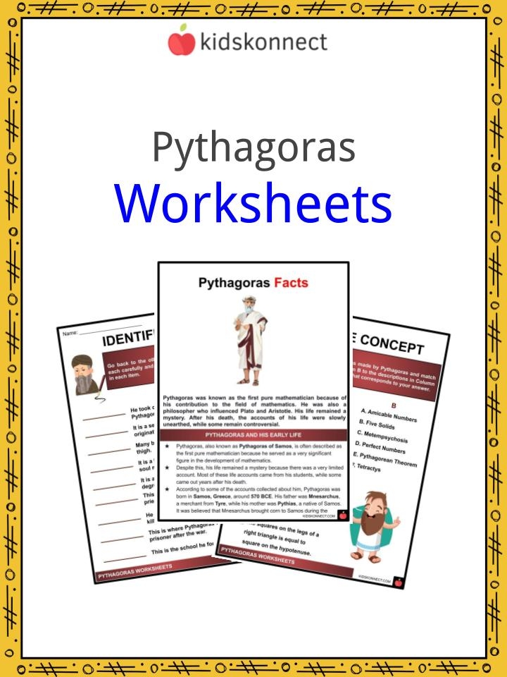 Pythagoras Worksheets Facts Life Theories Legacy Worksheets Library