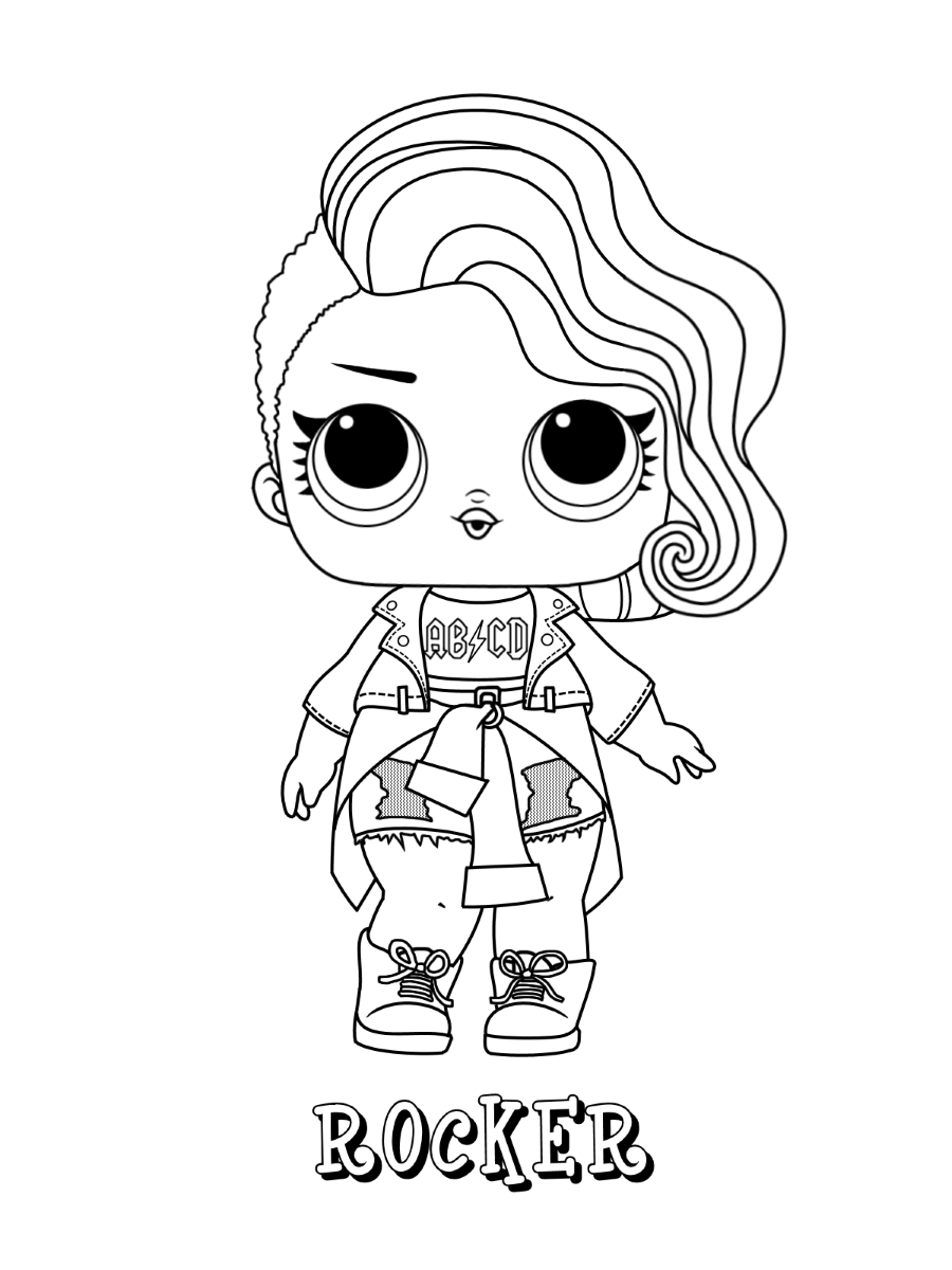Lol Doll Coloring Page