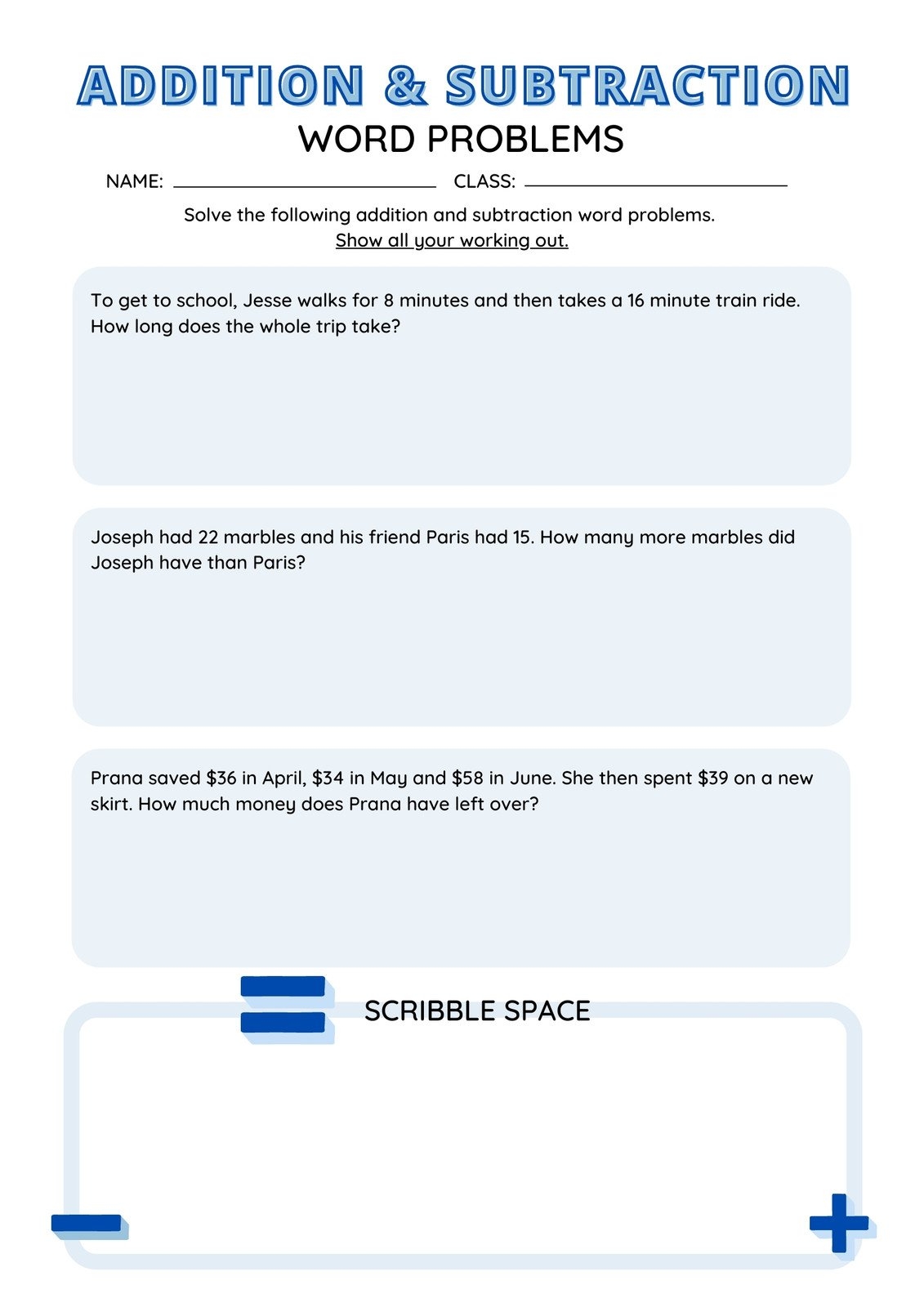 create math worksheets