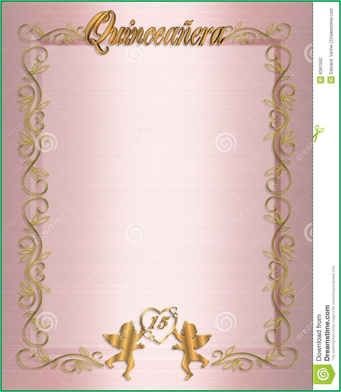 Quinceanera Invitation Templates Free Template 1 Resume Examples 