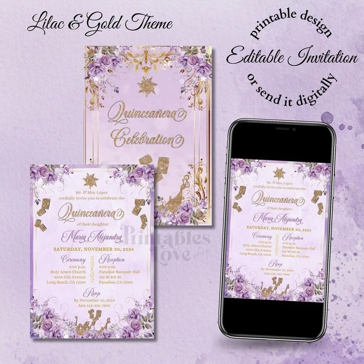 Quinceanera Invite Tangled Invitation Editable Template Tangled