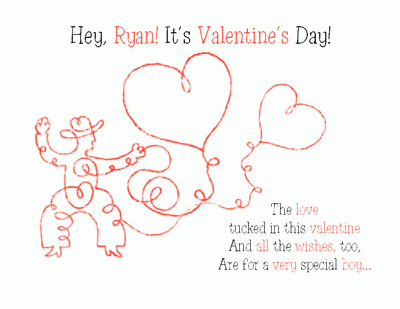  quot Special Grandson quot Valentine 39 s Day Printable Card Blue Mountain ECards