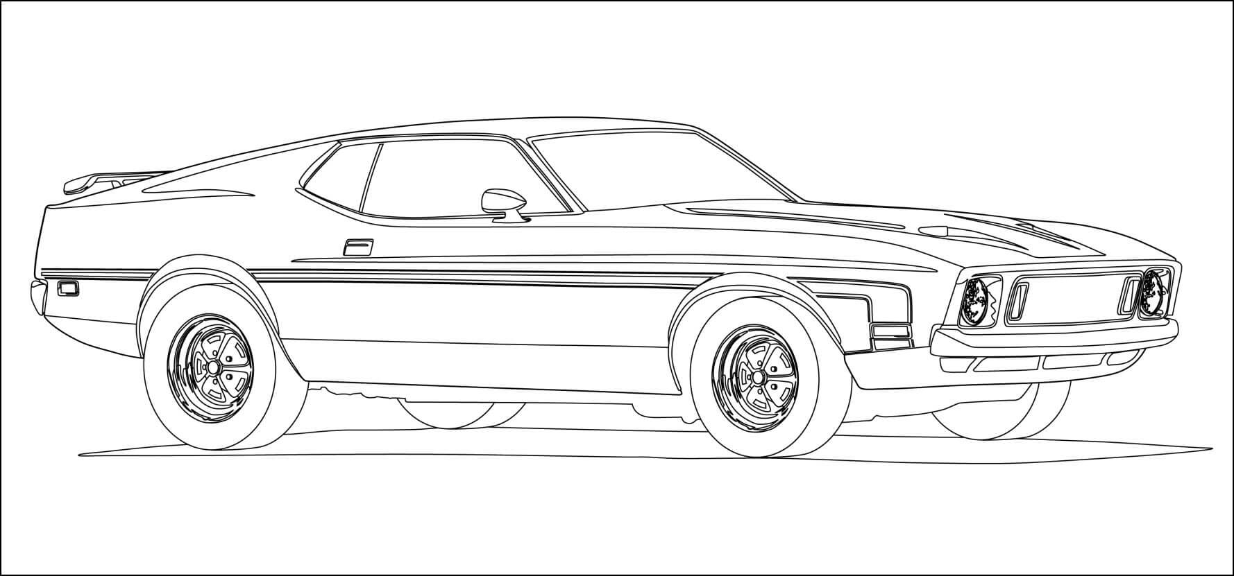 Race Car Coloring Pages