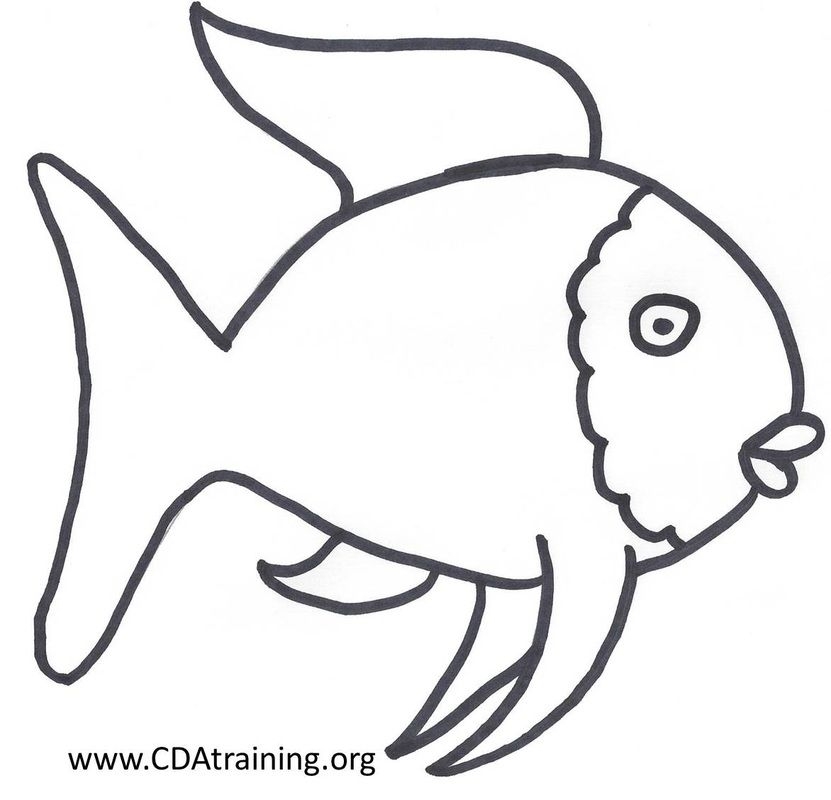 fish template printable free