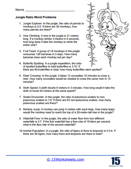 ratios and proportions worksheet