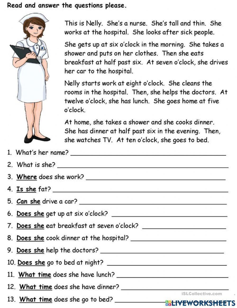 Reading Comprehension Grade 2 Worksheet Live Worksheets 