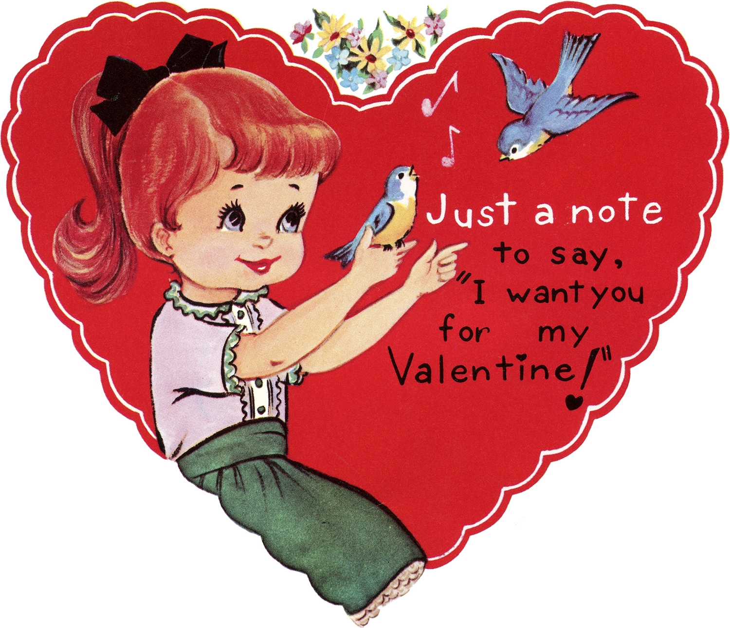 free printable retro valentine cards