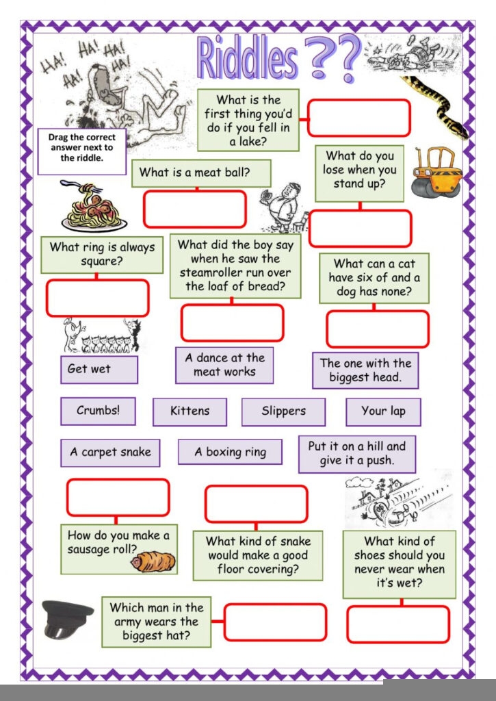 Riddles Worksheets Printable 159 Lyana Worksheets