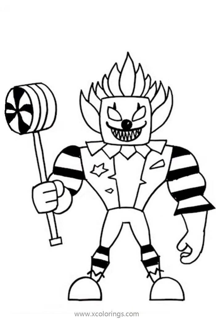 Roblox Ronald Coloring Page XColorings