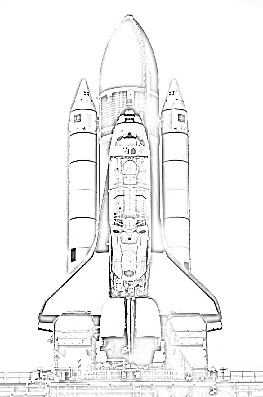 Rocket Ship Coloring Page Coloring Pages
