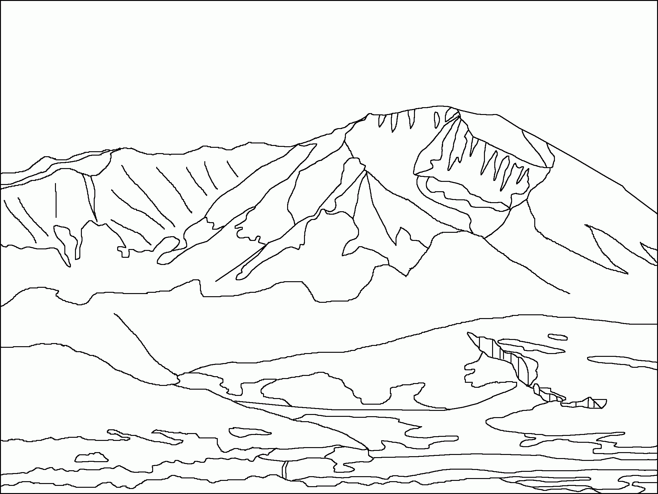 Rocky Mountain Coloring Page Free Printable Coloring Pages For Kids