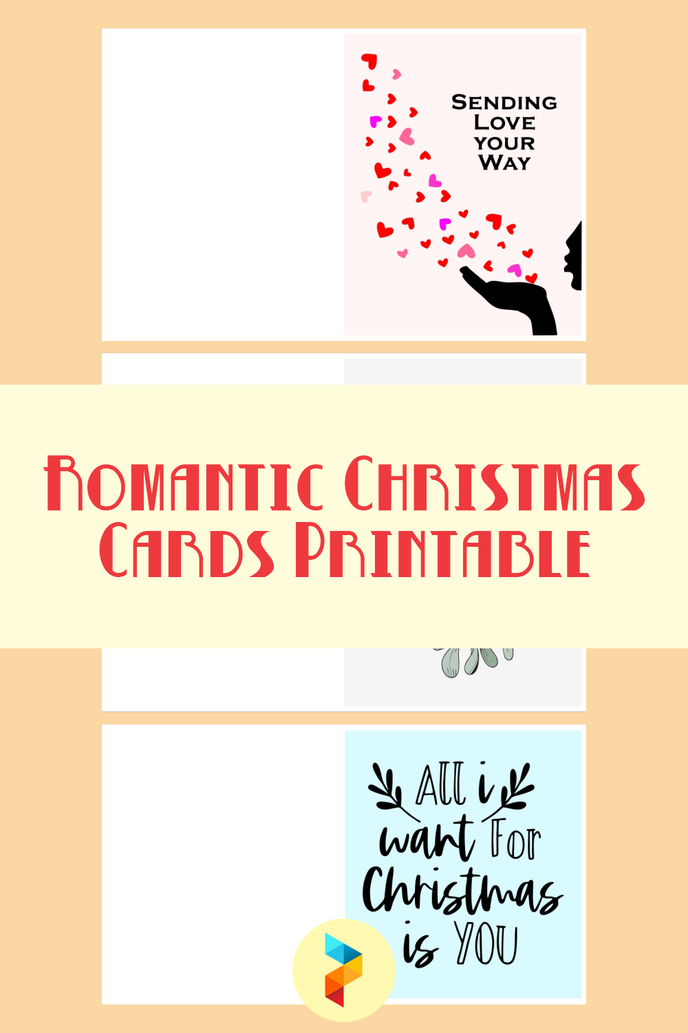 free printable romantic christmas cards