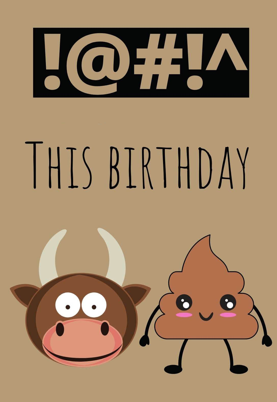 Rude Printable Birthday Cards PRINTBIRTHDAY CARDS