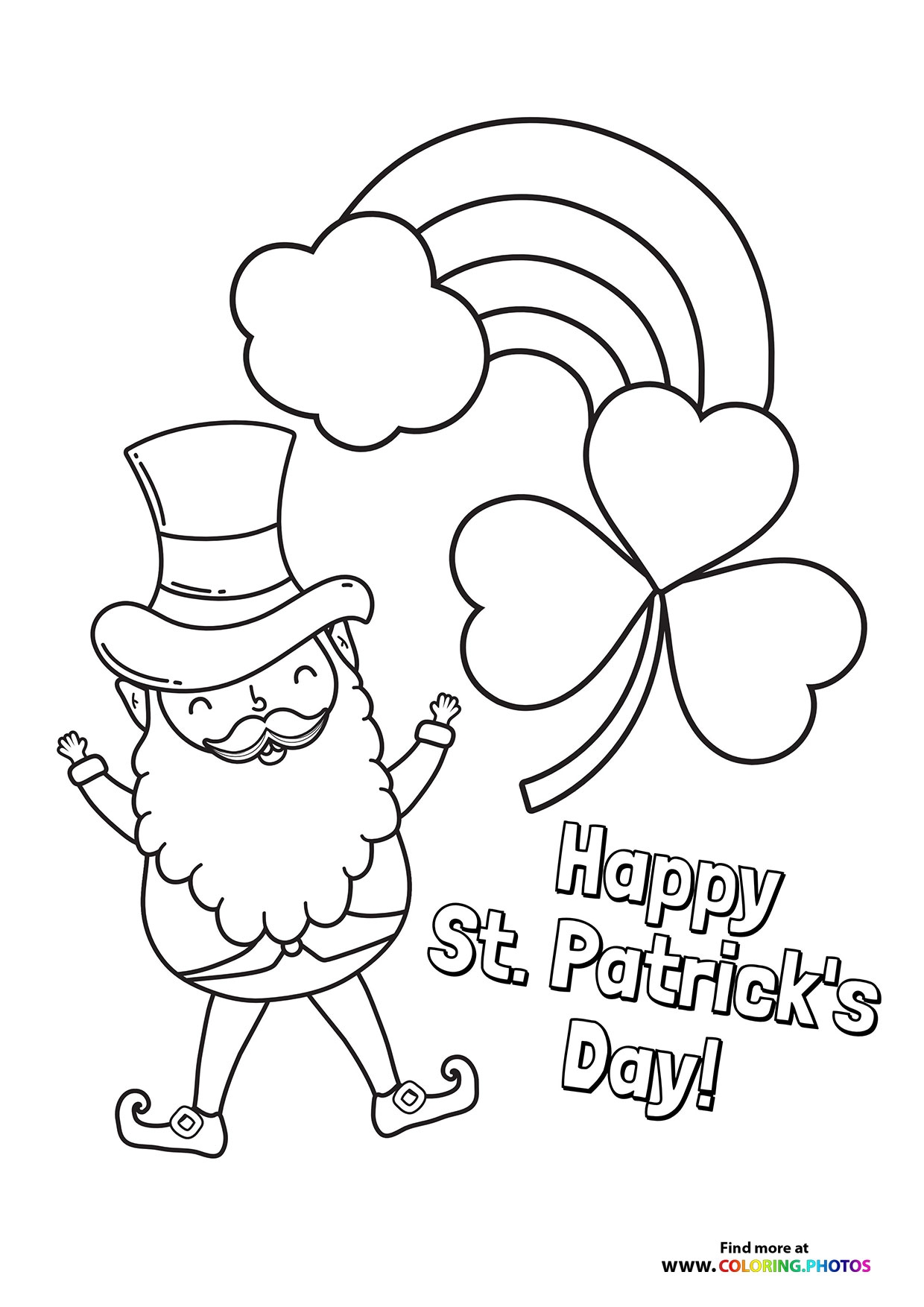 Saint Patricks Day Coloring Pages For Kids Free And Easy Print