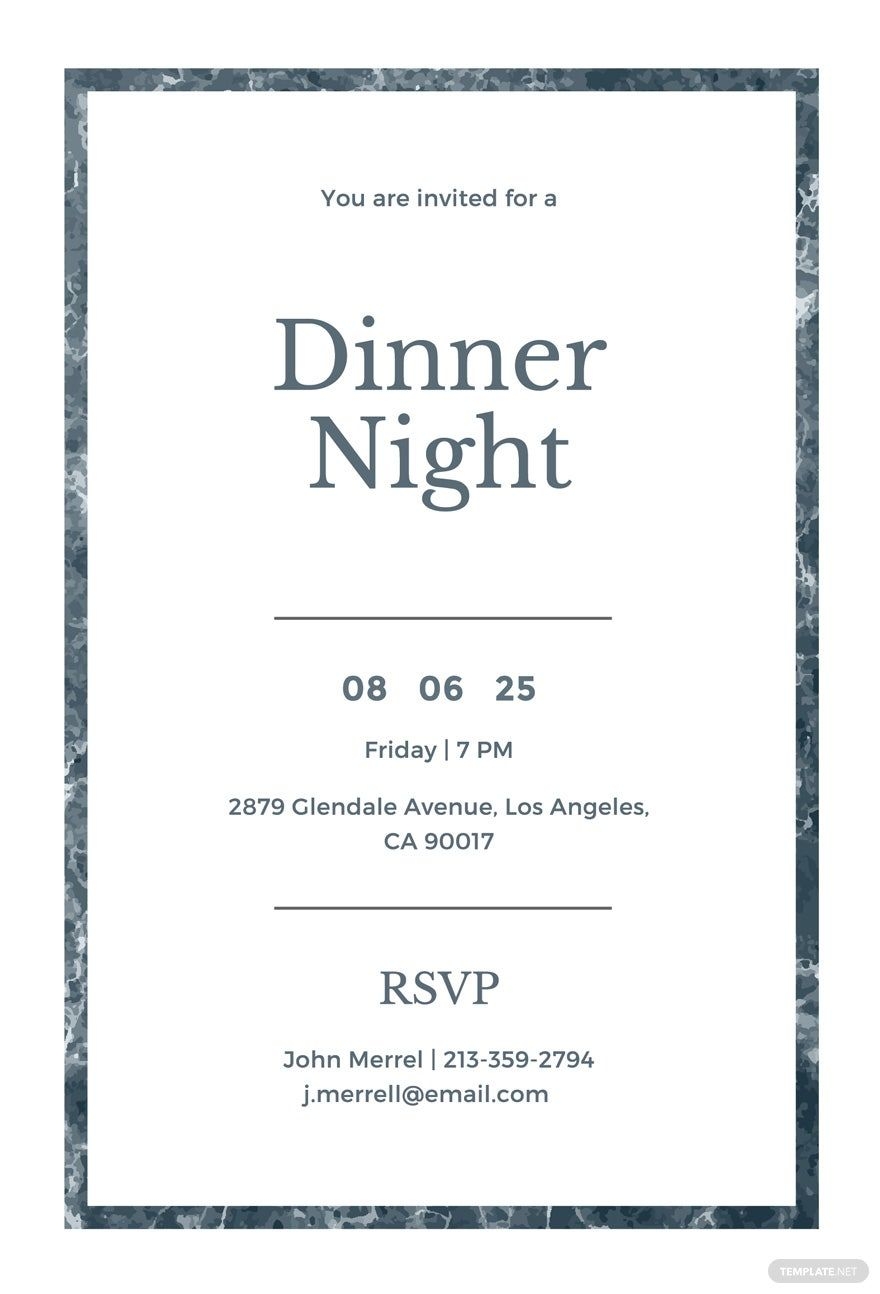 Sample Fundraising Invitation Template In Word PSD Publisher Pages