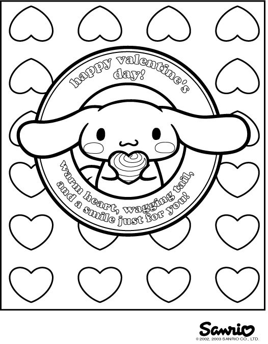 sanrio cute coloring pages pdf free