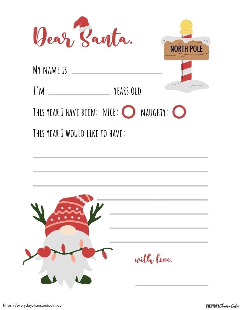 free printable letter from santa template