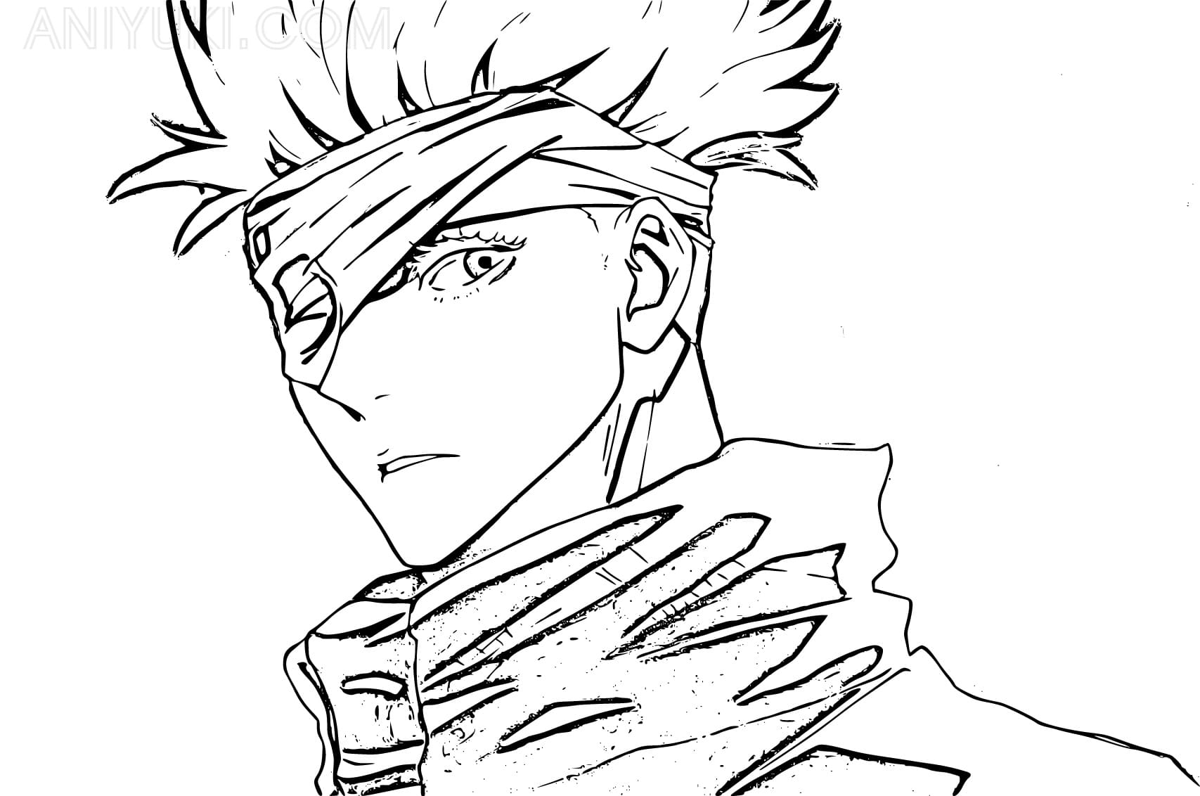 Gojo Coloring Pages