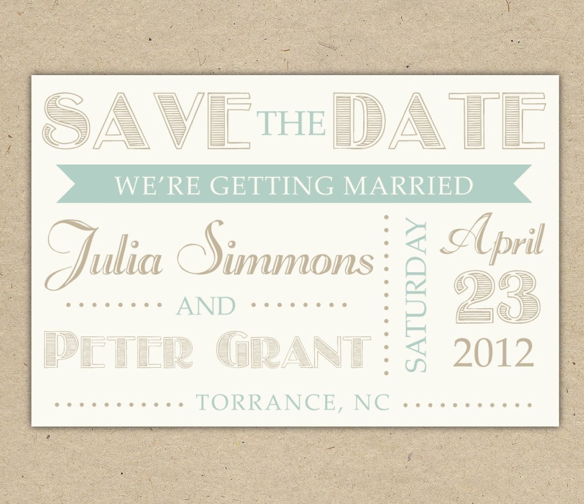 Save The Date Cards Templates For Weddings