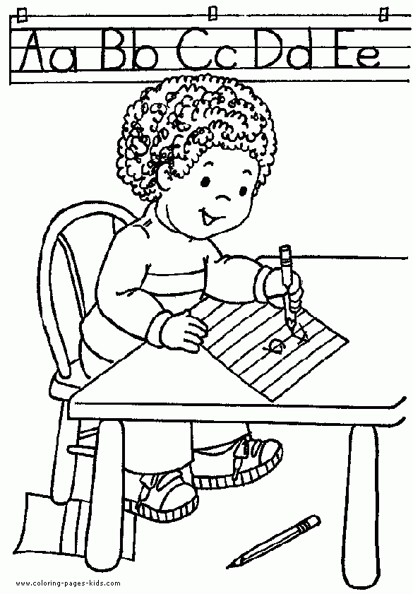 School Color Page Coloring Pages For Kids Educational Coloring 