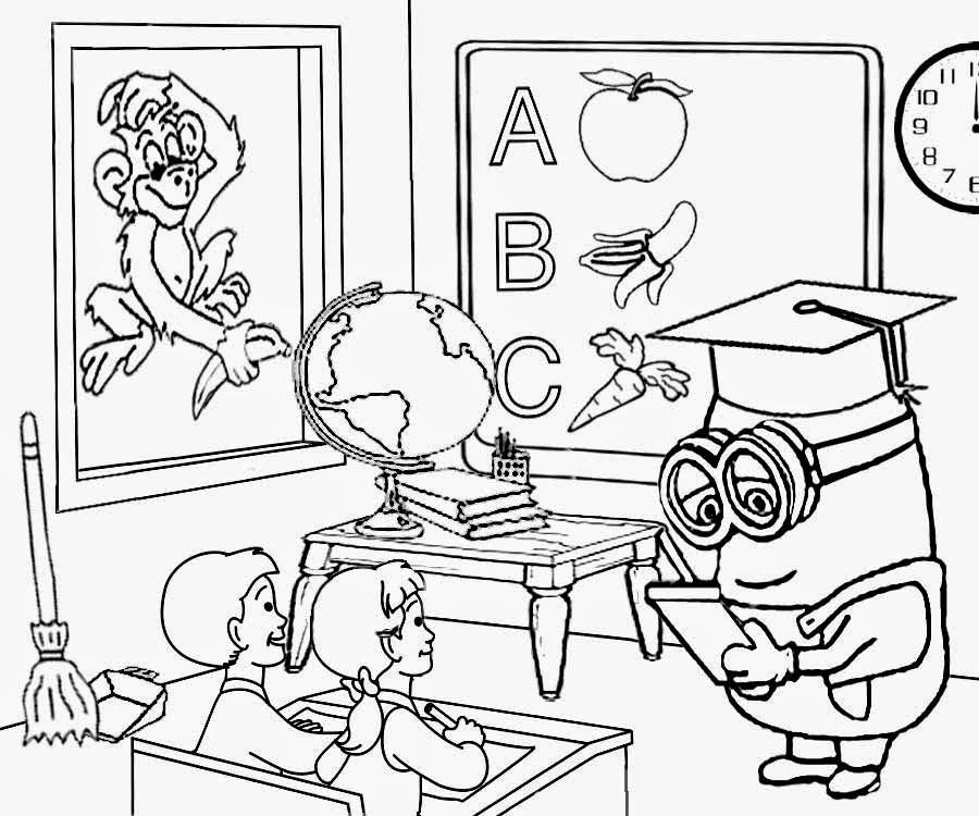School Coloring Pages For Kids Coloring Home