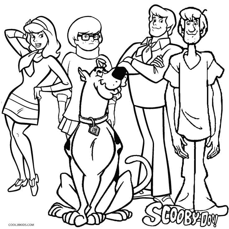 Scooby Doo Coloring Pages