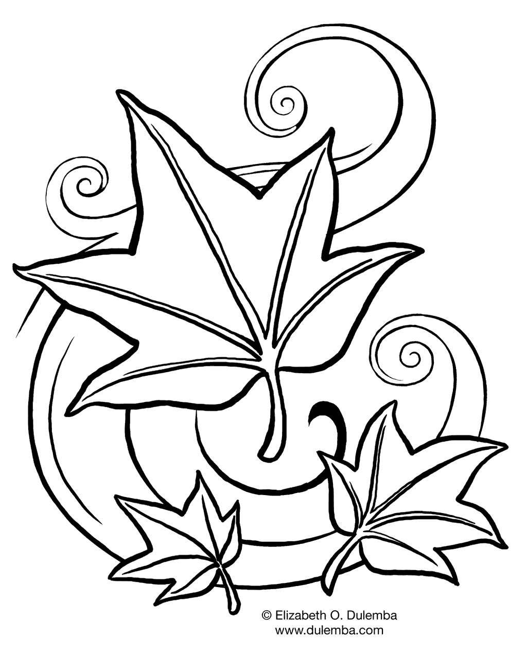 September Coloring Pages Fall Outline Free Printable Coloring Pages