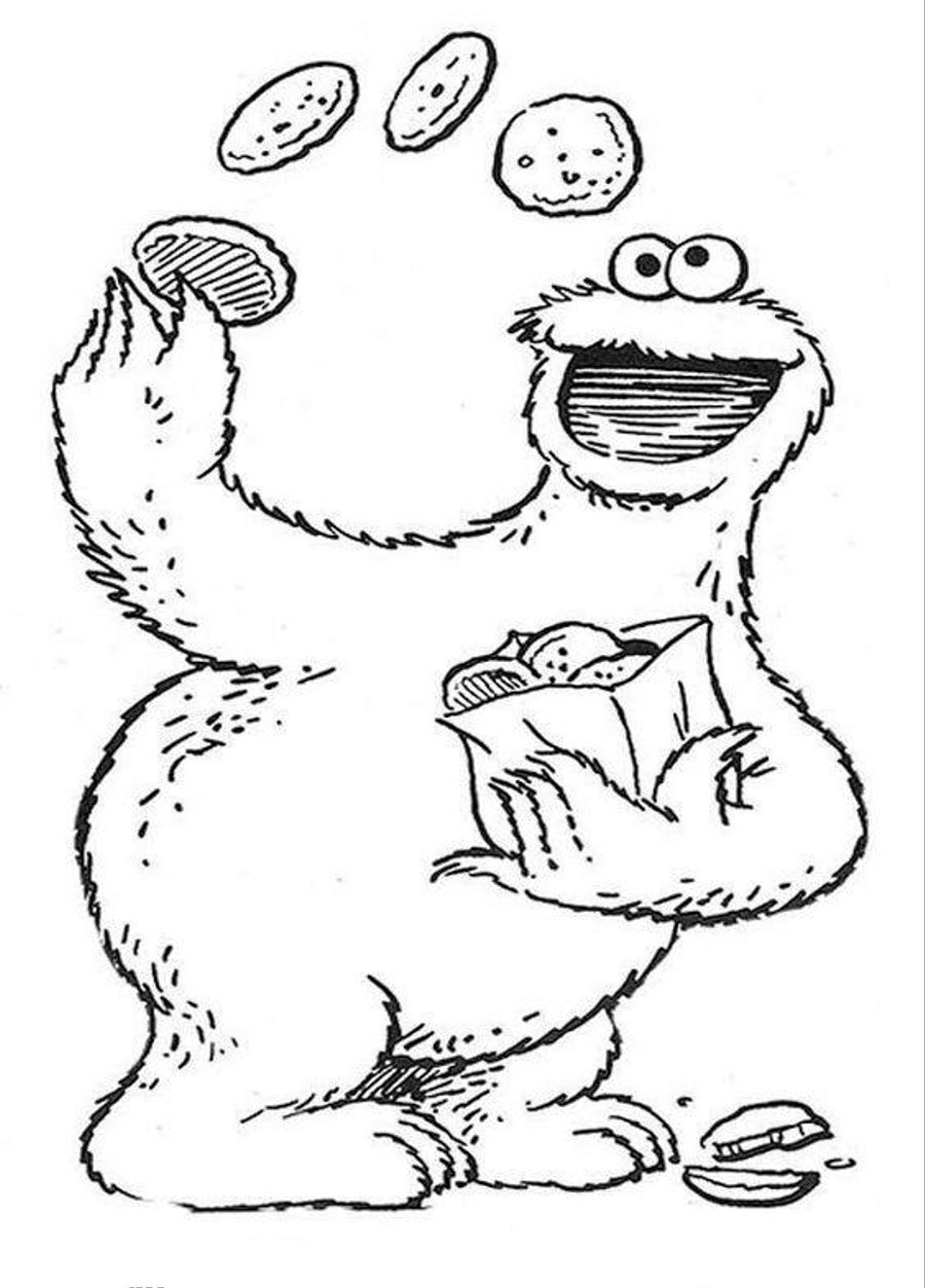 Sesame Street Coloring Pages