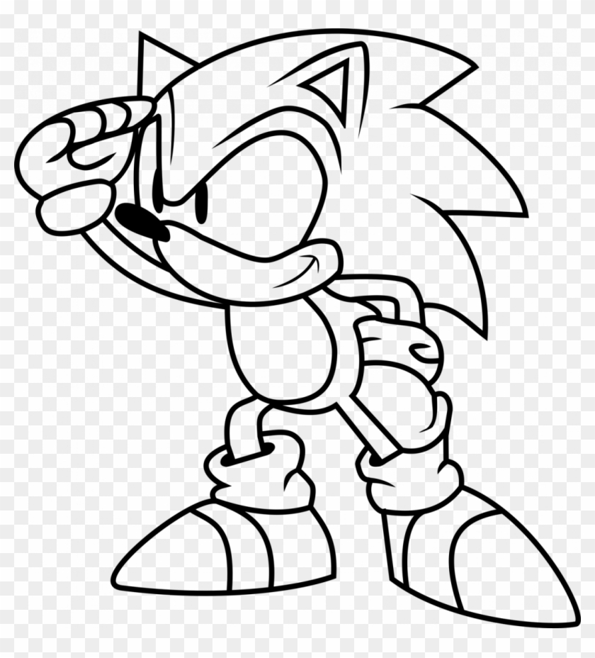 Sonic And Shadow Coloring Pages