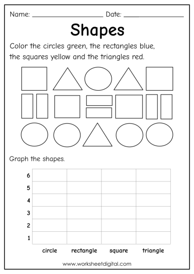 Shapes Worksheet Digital Worksheets Library