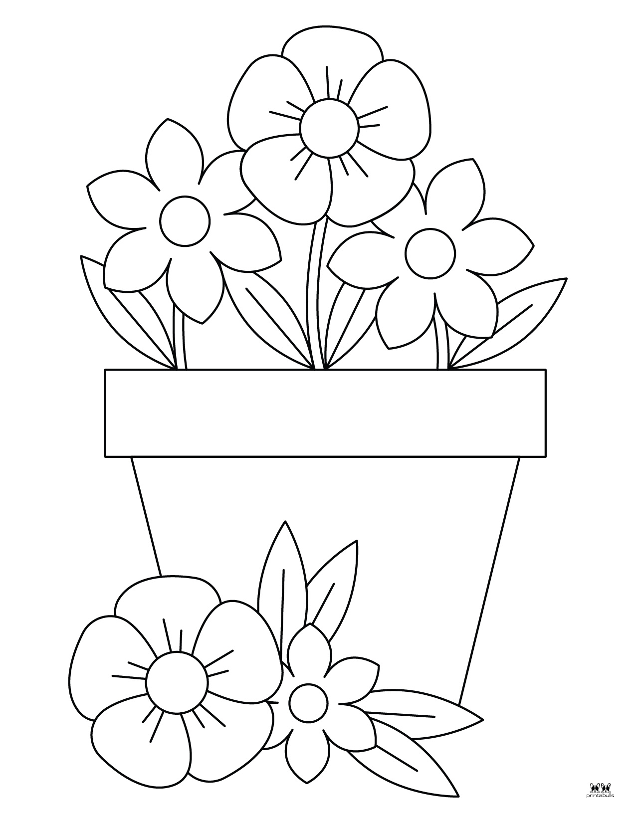 coloring pages free flowers