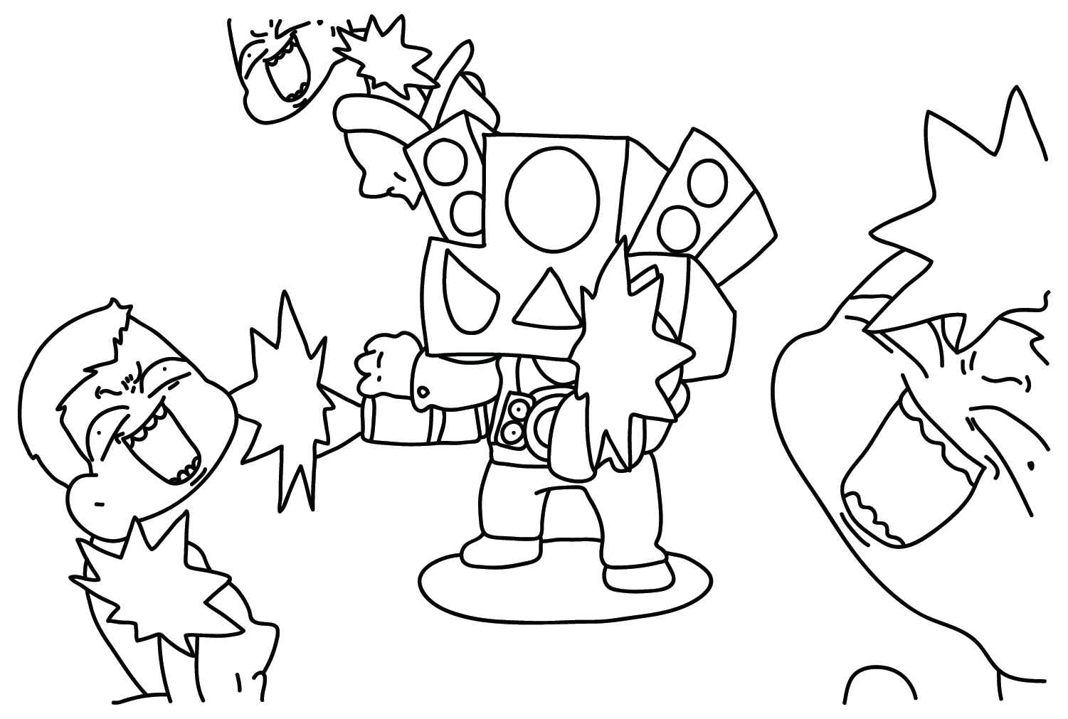 Skibidi Toilet Coloring Pages