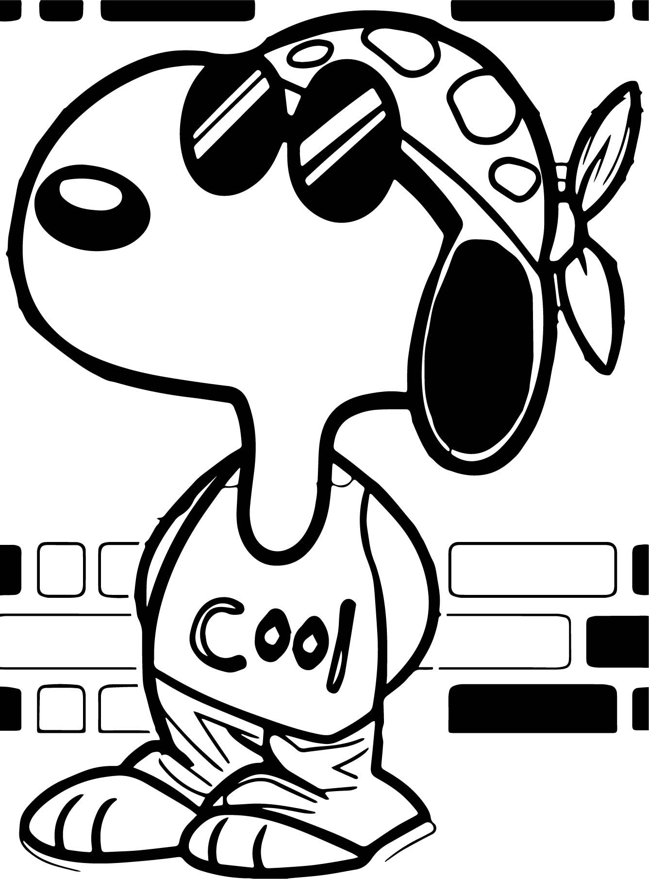 Coloring Pages Snoopy