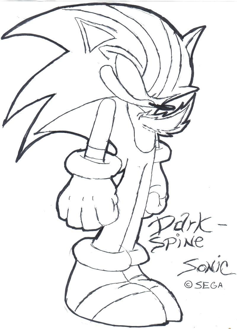 Sonic Coloring Page Dark Super Sonic Coloring Pages Entitlementtrap