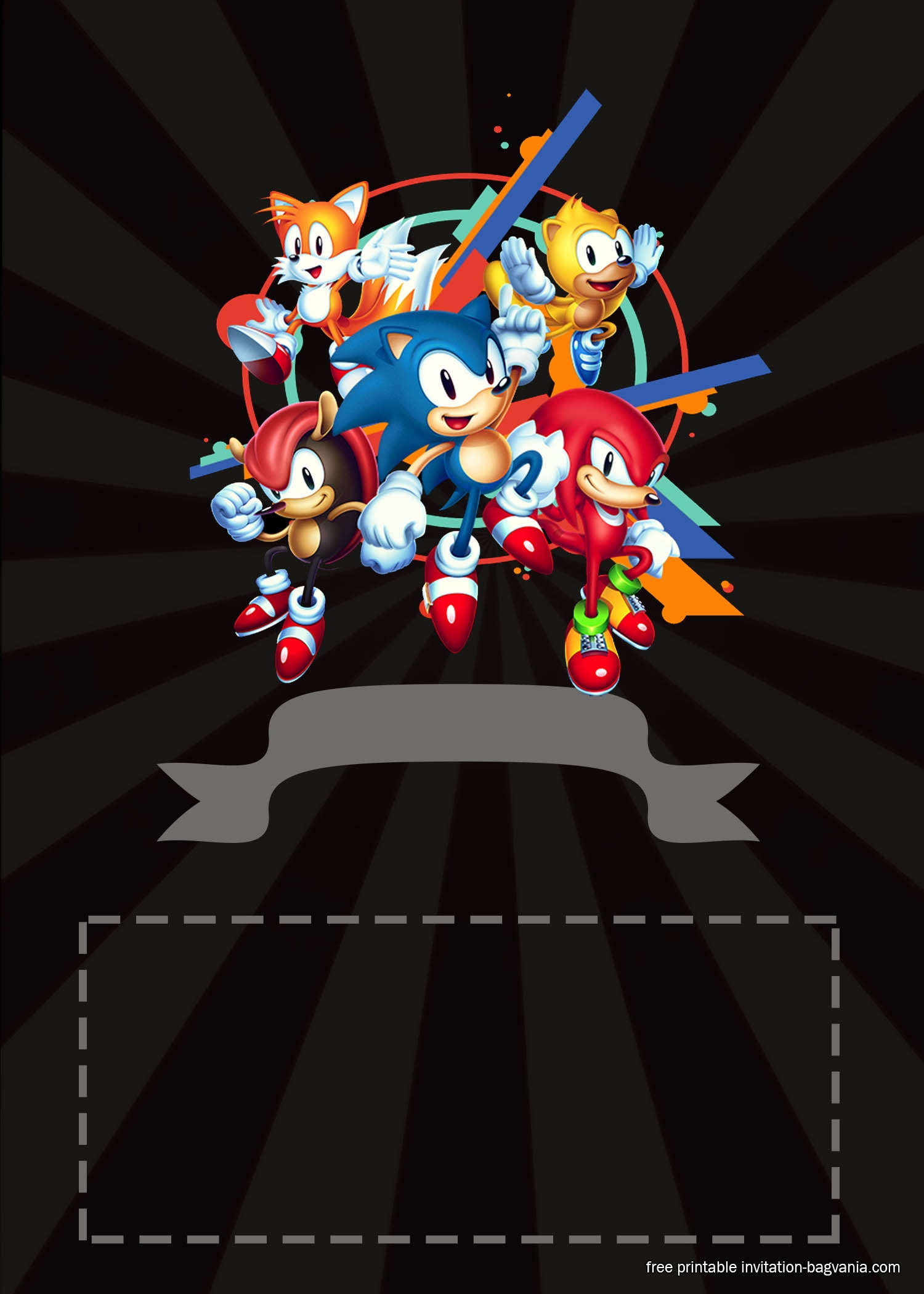 Sonic Invitation Template Free Vrogue co