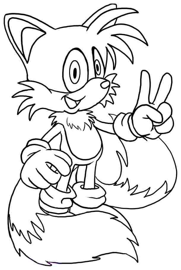 sonic the hedgehog free printable coloring pages