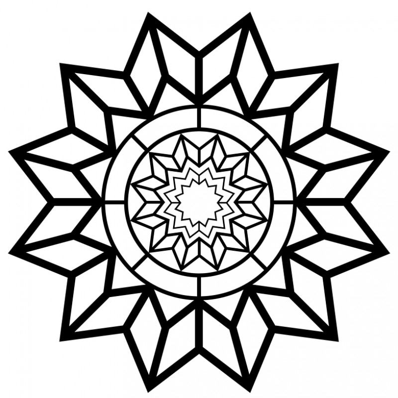 Easy Coloring Pages For Adults
